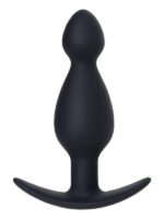 CENSAN Anal Plug boyut M silikon siyah 11,5 cm - Görsel 2