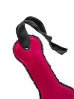 Censan Anonymo BDSM Kırbaç 0009 Kadife Kadife Kırmızı 37 cm - Görsel 5