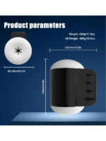 Censan Baker Mastürbasyon Kupası Emme ve Titreşimli Modeli Beyaz - Görsel 4