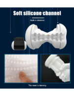 Censan Baker Mastürbasyon Kupası Emme ve Titreşimli Modeli Beyaz - Görsel 5