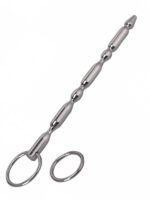 Censan BDSM Paslanmaz Çelik Boğumlu Penis Çubuğu - Görsel 2