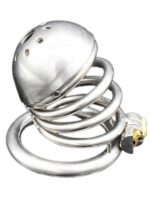 Censan BDSM Paslanmaz Çelik Penis Kafesi ModelNo6