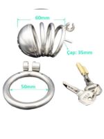 Censan BDSM Paslanmaz Çelik Penis Kafesi ModelNo6 - Görsel 3