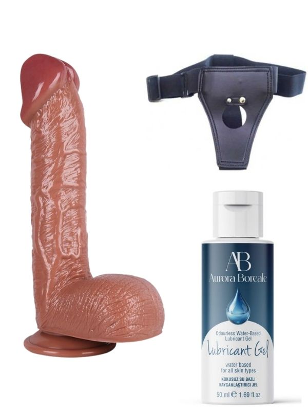 censan-belden-baglamali-kayganlastirici-set-noctis-34cm-kahverengi-dildo-no72-983015-1-2 Censan Belden Bağlamalı Kayganlaştırıcı Set Noctis 34cm Kahverengi Dildo No:72 - Görsel 1