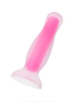 CENSAN Beyond Cain Glow Gece Parlayan Anal Plug , Silikon, Şeffaf, 10 cm - Görsel 2