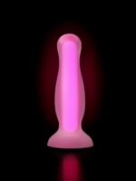 CENSAN Beyond Cain Glow Gece Parlayan Anal Plug , Silikon, Şeffaf, 10 cm - Görsel 5