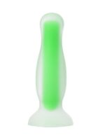 Censan Beyond Victor Glow Karanlıkta Parlayan Anal Plug Silikon Şeffaf 10 cm