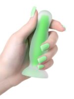 Censan Beyond Victor Glow Karanlıkta Parlayan Anal Plug Silikon Şeffaf 10 cm - Görsel 2