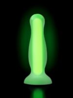 Censan Beyond Victor Glow Karanlıkta Parlayan Anal Plug Silikon Şeffaf 10 cm - Görsel 5