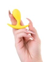 Censan Blob Anal Plug Sarı 5,5 cm - Görsel 4