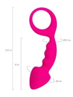 Censan Bong Anal Plug Pembe 12,5 cm - Görsel 2
