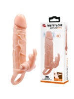 Censan Brave Man Gerçekçi Görünümlü Titreşimli Penis Kılıfı - Görsel 4