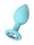 Censan Brilliant Anal Plug beyaz kristalli 7 cm 26 g