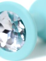 Censan Brilliant Anal Plug beyaz kristalli 7 cm 26 g - Görsel 5