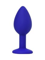 Censan Brilliant Anal Plug Mavi beyaz kristalli 7 cm 26 g - Görsel 2