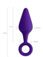 Censan Bung Anal Plug Mor 11,5 cm - Görsel 4