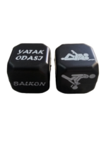 Censan Büyük Renkli Pozizyon Zarı Siyah - Görsel 2