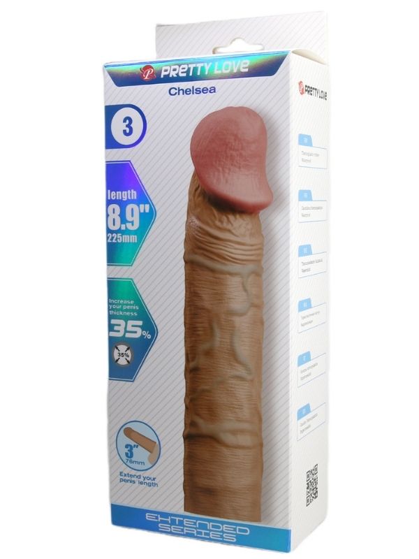 censan-chelsea-gercek-hissiyatli-uzatici-penis-kilifi-brown-1127531-1-2 Censan Chelsea Gerçek Hissiyatlı Uzatıcı Penis Kılıfı Brown - Görsel 1