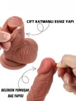 CENSAN Çift Katmanlı Realistik Dildo - Görsel 2
