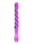Censan Çift taraflı Jel Dildo Tanza, TPE, mor, 27,5 cm