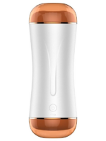 Censan Çift Taraflı Şarjlı Titreşimli Mastürbatör – Vajina & Ağız | 10 Modlu Güçlü Titreşim | Su Geçirmez