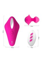 Censan Cobrum Çiftler İçin Vibratör Silikon Pembe 9,6 cm - Görsel 3