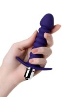 Censan Condal anal vibratör suya dayanıklı Mor, 14 cm - Görsel 4