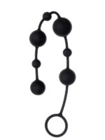 CENSAN Coron Anal Boncuk Silikon Siyah 35,9cm - Görsel 3