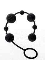 CENSAN Coron Anal Boncuk Silikon Siyah 35,9cm - Görsel 4