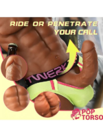 Censan Daniel Yarım Vucüt Gerçekçi Erkek Seks Mastürbasyon – Büyük Yapay Penisli, TPE Malzemeli, Kadın ve Eşcinsel Kullanım - Görsel 3