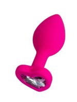 Censan Diamond Heart Anal Plug Pembe 7 cm 18 g