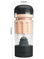 Censan Emily Siyah Vajina & Dil Mastürbatör - Görsel 2