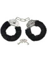 Censan Fetiş Fantezi Siyah Peluşlu Metal Kelepçe - Görsel 2