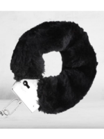 Censan Fetiş Fantezi Siyah Peluşlu Metal Kelepçe - Görsel 4