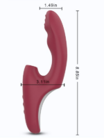 Censan FoxShow Kissers G10 Şarjlı Akıllı Rabbit Vibratör – G-Spot & Klitoris Uyarıcı | Çift Motorlu | Dalga Hareketli | Su Geçirmez - Görsel 2