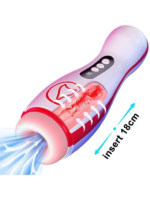 Censan FoxShow M50 – Vakumlu ve Titreşimli Şarjlı Oral Mastürbatör | 7 Fonksiyon | Su Geçirmez | USB Şarjlı - Görsel 5