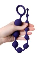 CENSAN Grape anal Zinciri silikon mor 35 cm - Görsel 2