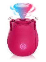 Censan Gül Klitoris Emişli Vibratör - Görsel 2