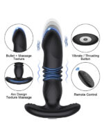 Censan İleri Geri Haraketli Uzaktan Kumandalı Anal & Prostat Stimülatörü - Görsel 2