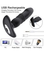 Censan İleri Geri Haraketli Uzaktan Kumandalı Anal & Prostat Stimülatörü - Görsel 5