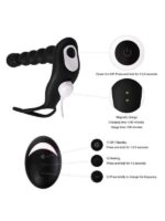 Censan Isıtmalı Penis Halkalı Anal Prostat Vibratör - Görsel 3