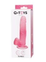 CENSAN Jel Dildo Sundo Pembe 20 cm - Görsel 3