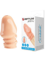 Censan Jeremy Geciktirici ve Sertleştirici TPR Penis Kılıfı Ten Rengi - Görsel 4