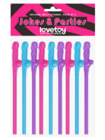 Censan Jokes & Parties Original Willy Straws – Pack of 9 Dildo Pipet - Görsel 2