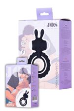 Censan Jos Bad Bunny Titreşimli Siyah Penis Halkası - Görsel 5