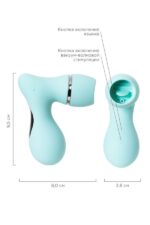 Censan Jos Dingo Titreşimli ve Dilli Klitoral Vakum Vibratörü - Görsel 4