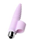 Censan Jos Nova Parmak Ucu Anal Plug pembe 9 cm