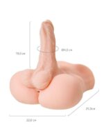 Censan Juicy Pussy Penis Masturbator TPE Ten 25 cm 19 cm Dildo - Görsel 2