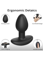 Censan Kablosuz Uzaktan Kumandalı Titreşimli Anal Plug - Görsel 3