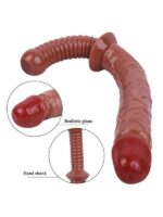 Censan KahveRengi 38 cm Jop Dildo Model No:1070 - Görsel 3